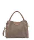 Sac à main femme Ida suède Lancaster taupe