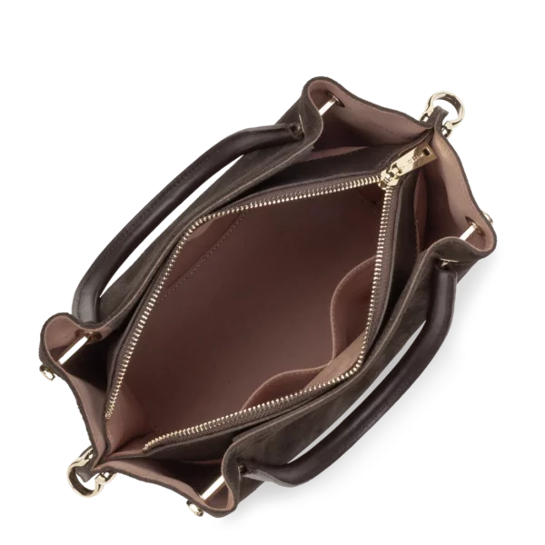 Sac à main Suède Louisa Lancaster marron