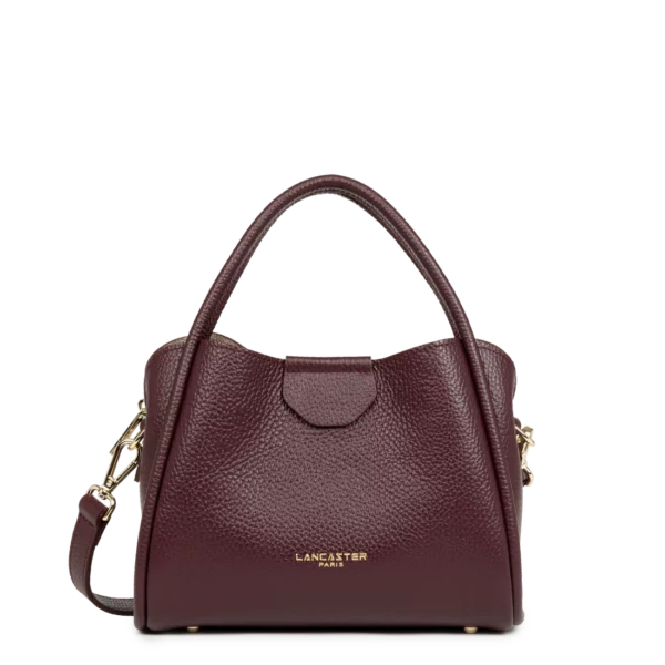 Sac à main Ida double Cuir Lancaster bordeaux foncé