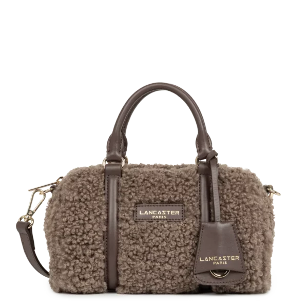 Petit Sac Polochon Lancaster moumoute Ana marron