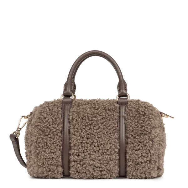 Petit Sac Polochon Lancaster moumoute Ana marron