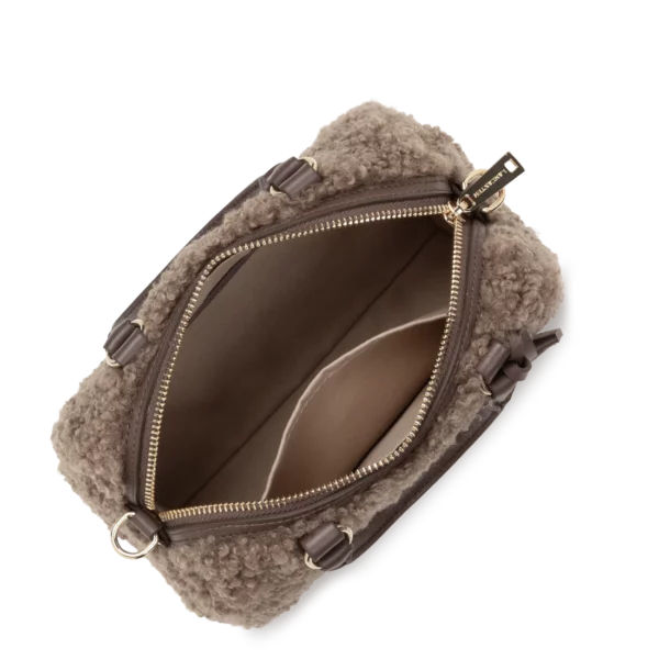 Petit Sac Polochon Lancaster moumoute Ana marron