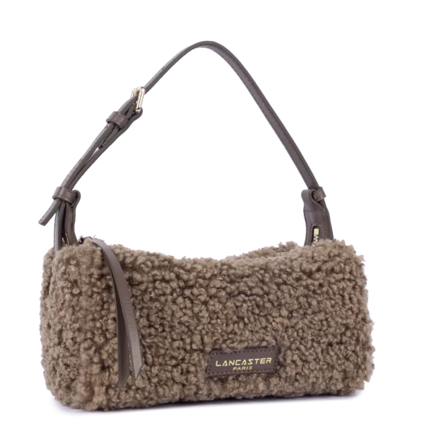 Petit sac rectangle Moumoute Lancaster marron