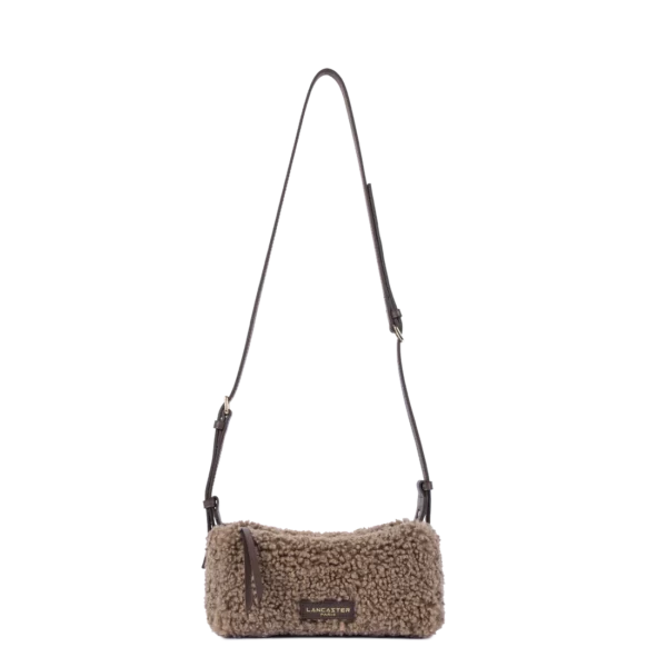 Petit sac rectangle Moumoute Lancaster marron