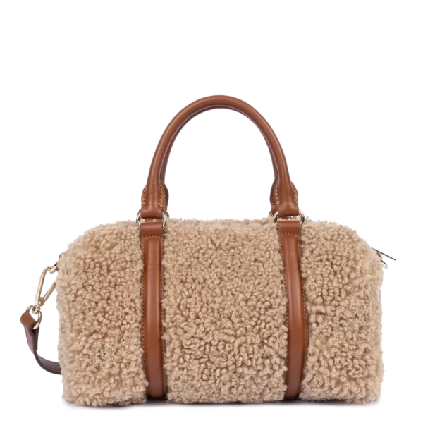 Sac Polochon Lancaster moumoute Ana cognac