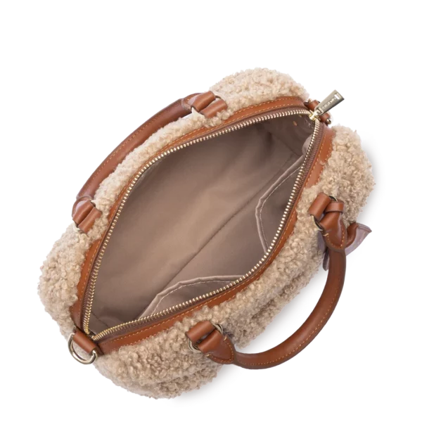 Sac Polochon Lancaster moumoute Ana cognac