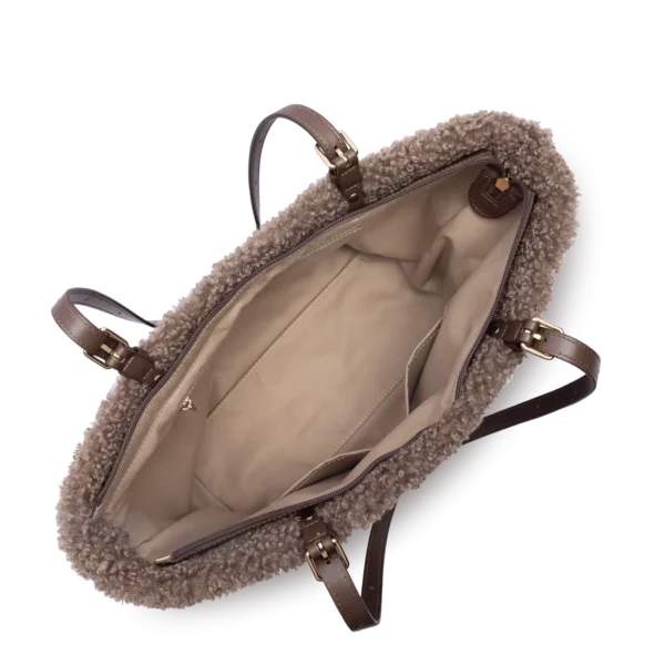 Sac cabas Moumoute Lancaster marron