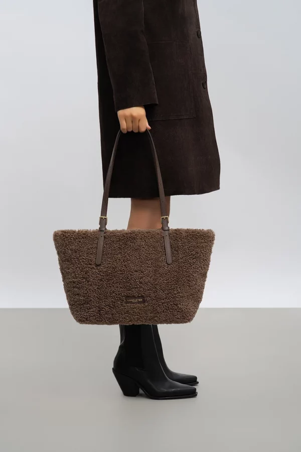 Sac cabas Moumoute Lancaster marron