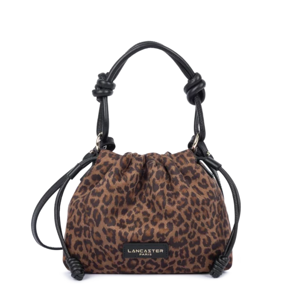 Sac besace Lancaster Jungle marron léopard