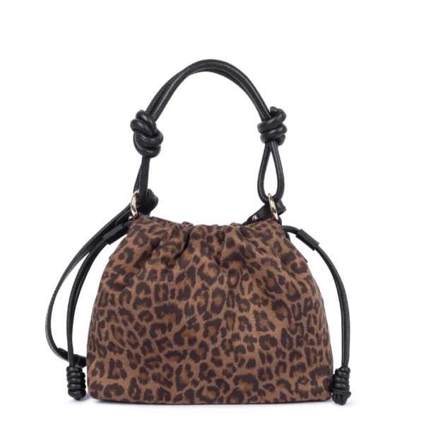 Sac besace Lancaster Jungle marron léopard