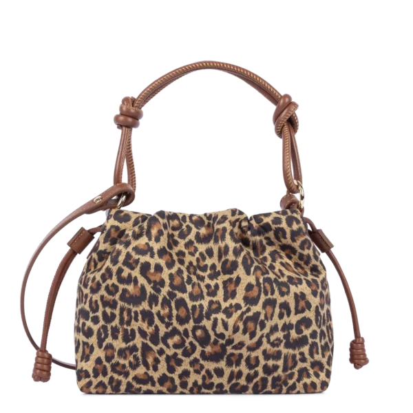 Sac besace Lancaster Jungle sable léopard