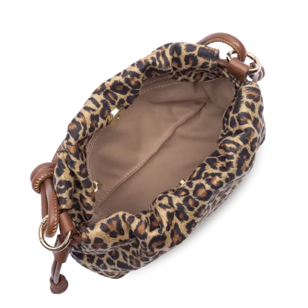 Sac besace Lancaster Jungle sable léopard