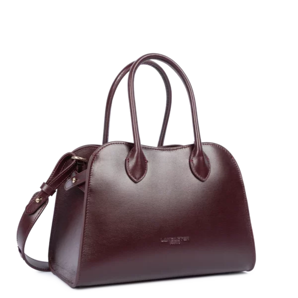 Petit sac à main Box Hopper Lancaster bordeaux