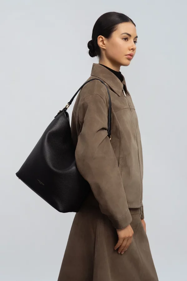Grand sac seau Dune Lancaster marron foncé