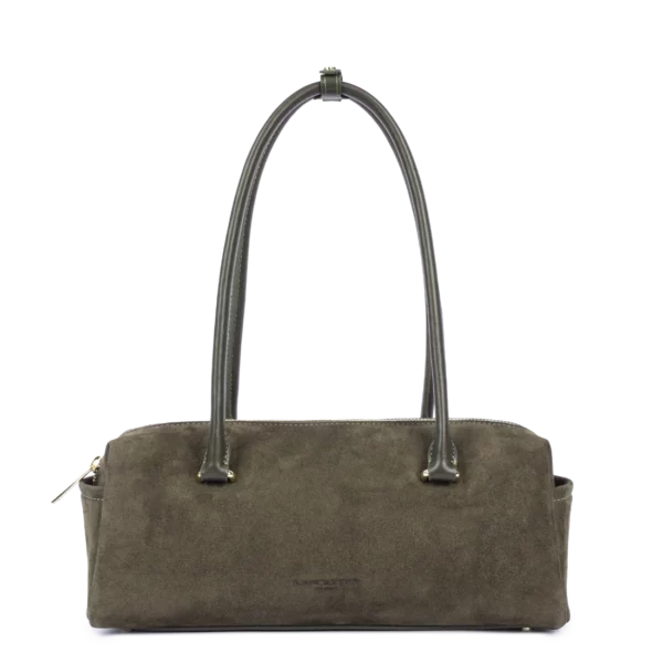 Sac rectangle suède Lancaster kaki