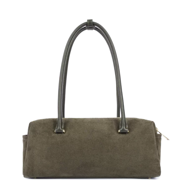 Sac rectangle suède Lancaster kaki