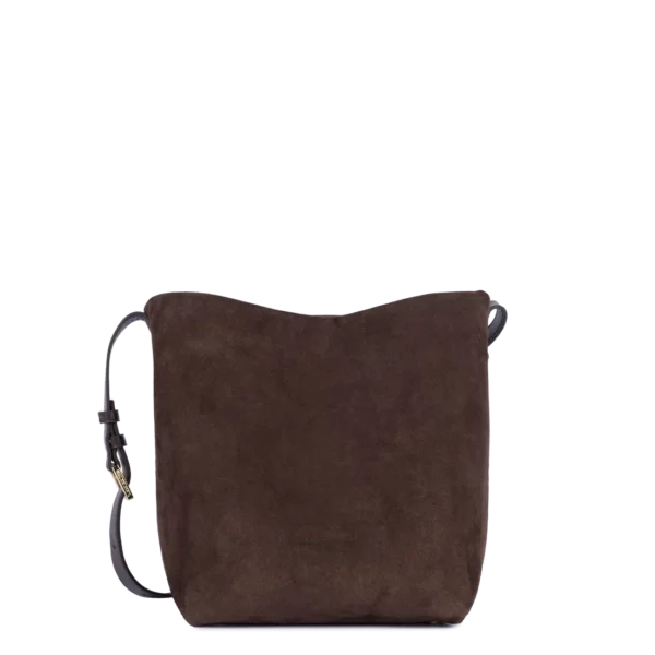 Sac seau femme Suède Lancaster marron