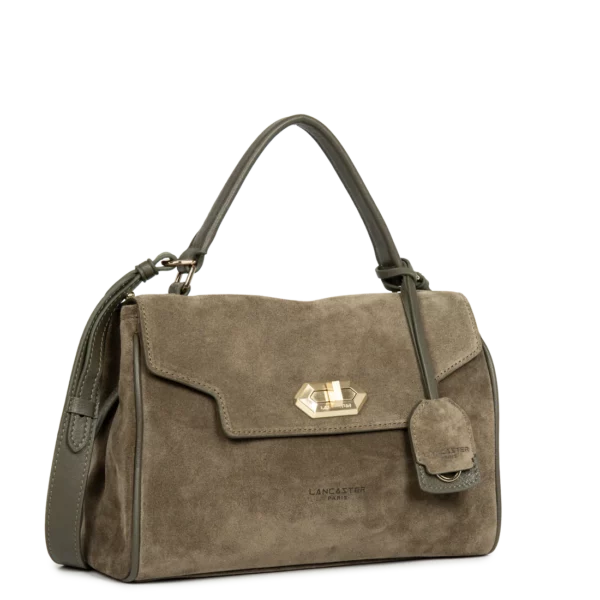 Sac à main femme Grace Suède Lancaster kaki