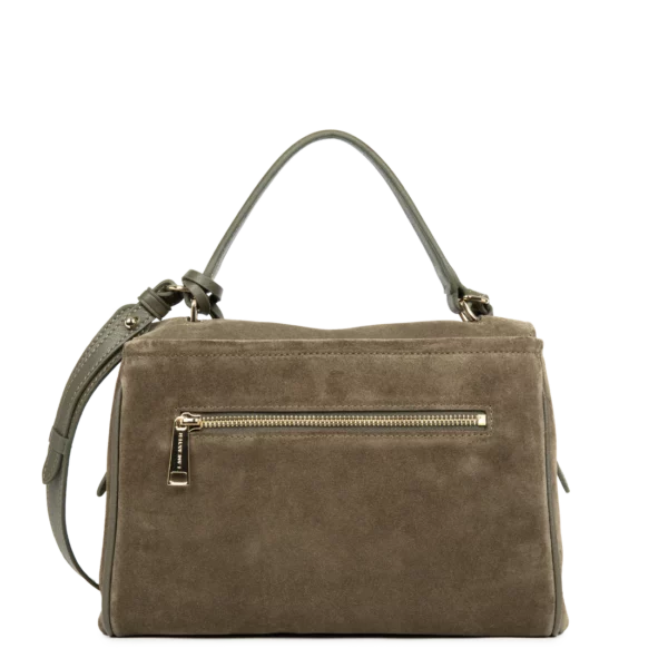 Sac à main femme Grace Suède Lancaster kaki