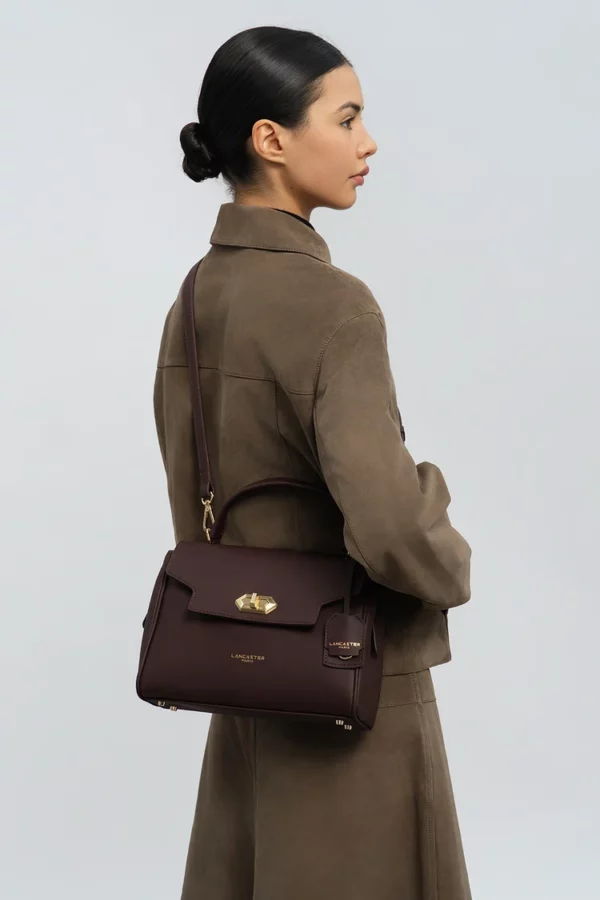 Sac à main Donna Grace Lancaster bordeaux foncé