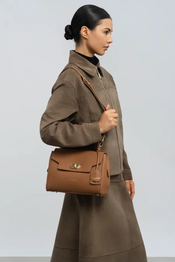 Sac à main Donna Grace Lancaster moka