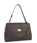 Grand cabas épaule Donna Grace Lancaster marron foncé