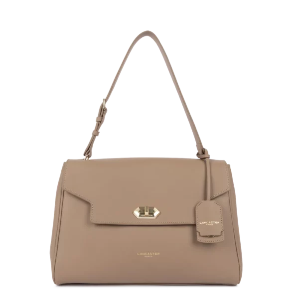 Grand cabas épaule Donna Grace Lancaster praline