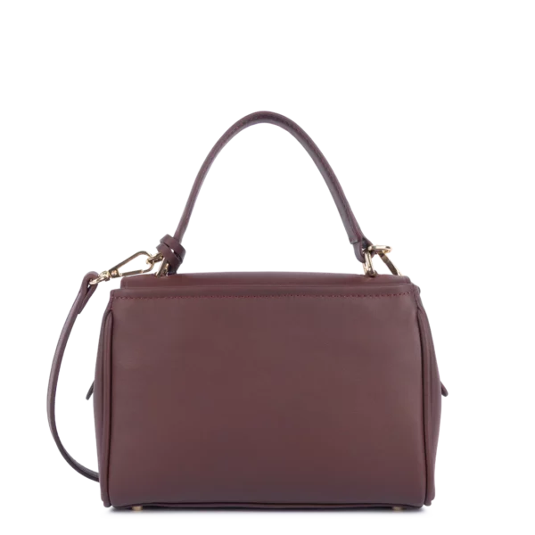 Sac à main cuir Lancaster Donna Grace bordeaux