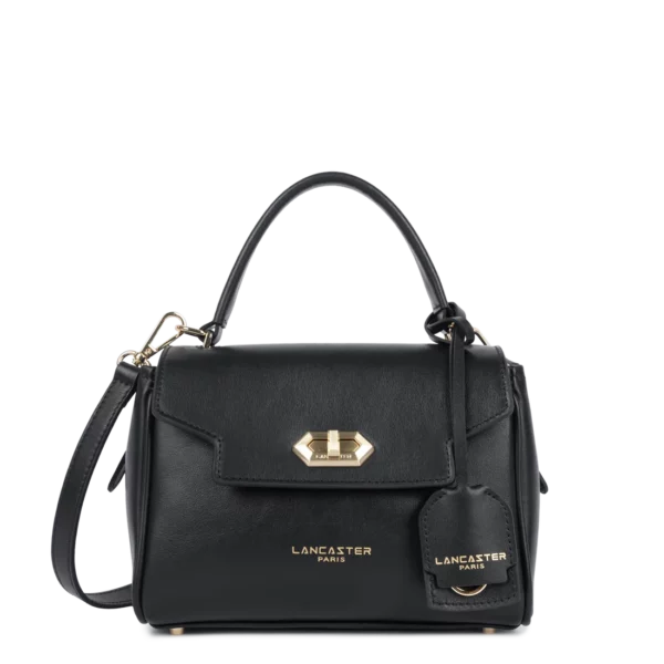 Sac à main cuir Lancaster Donna Grace noir