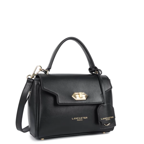 Sac à main cuir Lancaster Donna Grace noir
