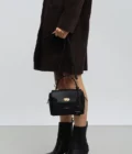 Sac à main cuir Lancaster Donna Grace noir
