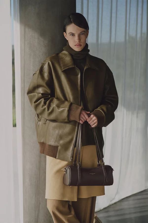 Sac polochon Milano Ana Lancaster marron foncé