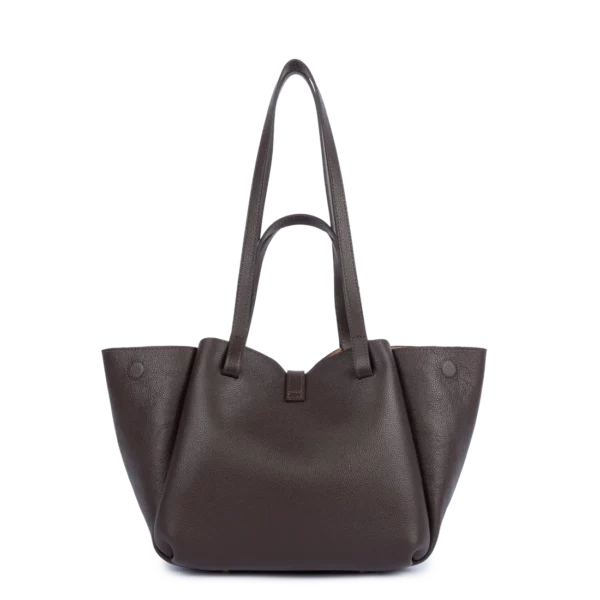 Sac cabas épaule Milano Horizon Lancaster marron foncé