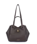 Sac cabas épaule Milano Horizon Lancaster marron foncé