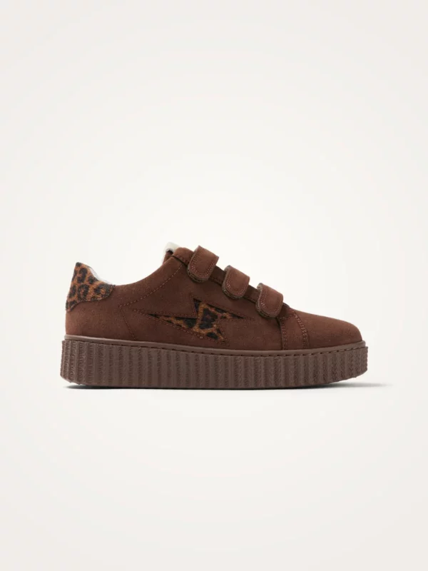 Baskets femme éclair marron léopard Maggie Original Vanessa Wu