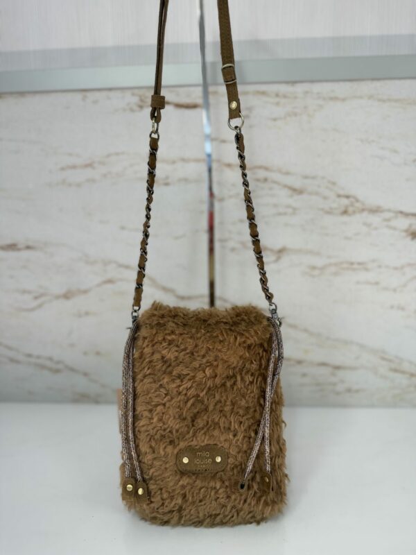 Sac pochette bandoulière Mai FR Mila Louise ocre