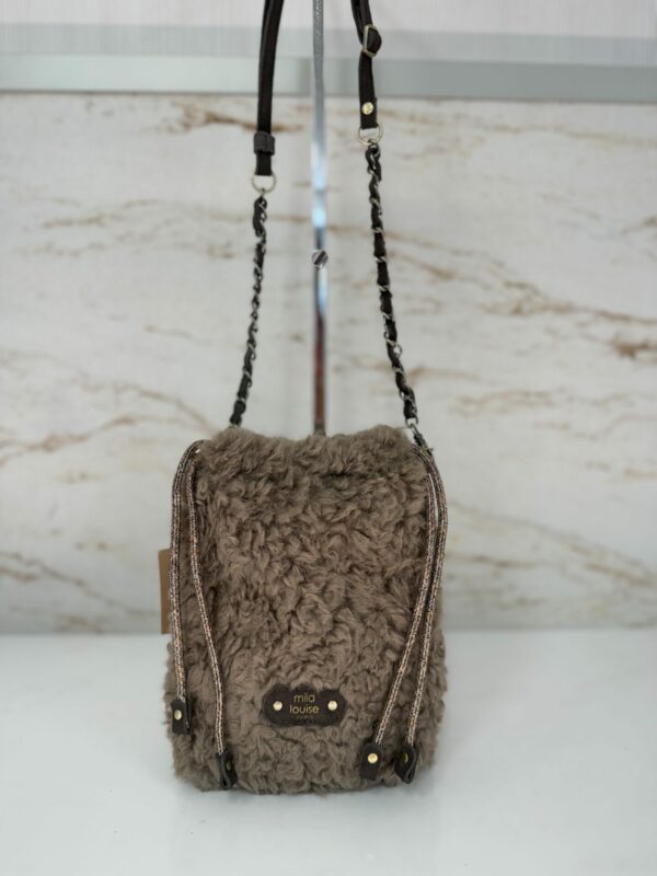Sac pochette bandoulière Mai FR Mila Louise gris