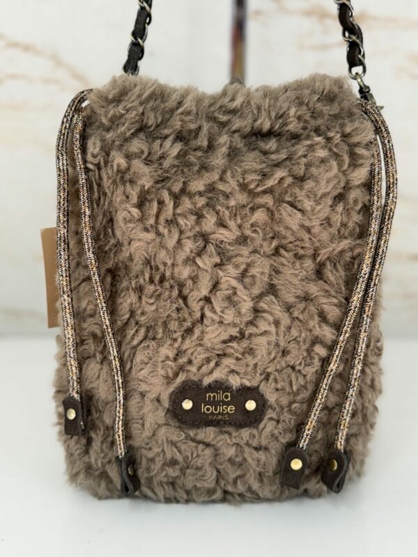 Sac pochette bandoulière Mai FR Mila Louise gris
