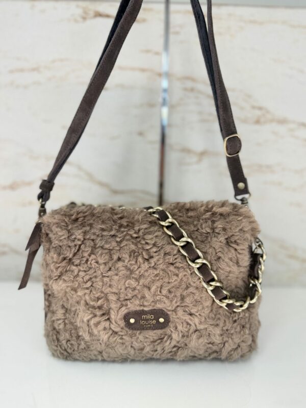 Sac besace Mama L FR Mila Louise gris