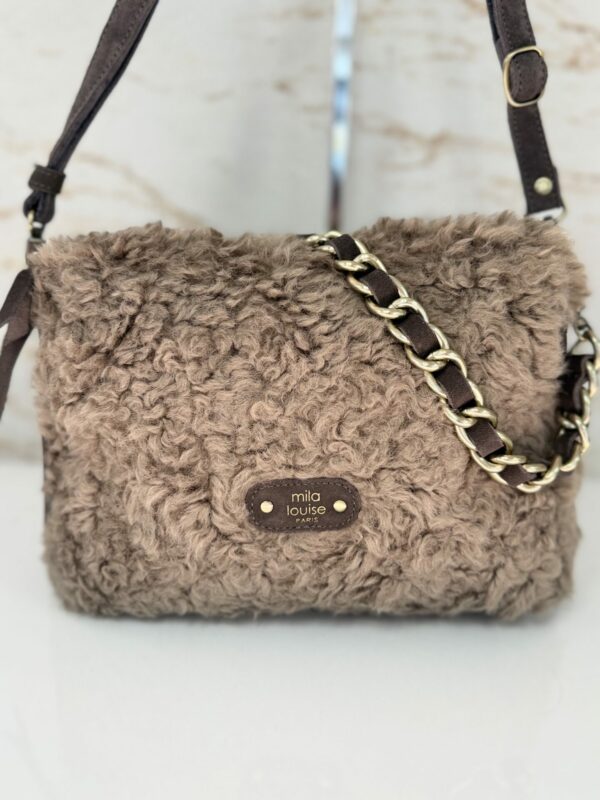 Sac besace Mama L FR Mila Louise gris