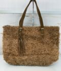 Sac cabas moumoute Nicole FR Mila Louise ocre