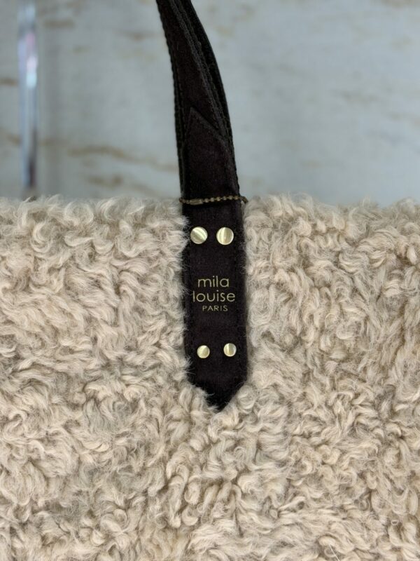 Sac cabas moumoute Nicole FR Mila Louise brun