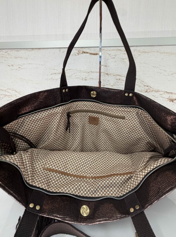 Sac cabas Nicolette EP12 Mila Louise brun dark