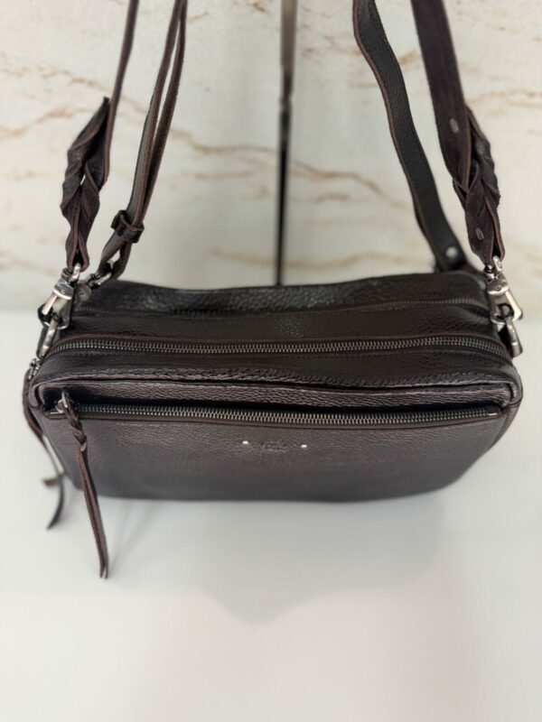 Sac à main Tata L CC Mila Louise cuir brun dark