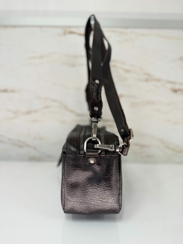 Sac à main Tata L CC Mila Louise cuir brun dark