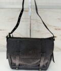 Sac besace Berny E1 cuir Mila Louise noir