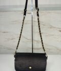 Sac pochette porté travers Odile VC Mila Louise brun