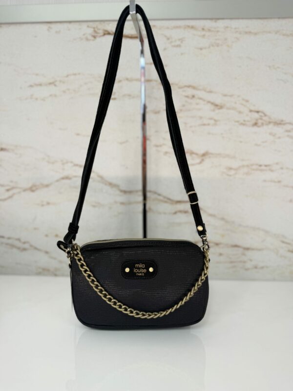 Mini sac pochette porté travers Trotty EP12 Mila Louise noir