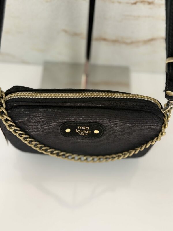 Mini sac pochette porté travers Trotty EP12 Mila Louise noir