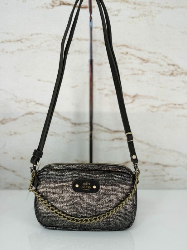 Mini sac pochette porté travers Trotty EP12 Mila Louise kaki dark